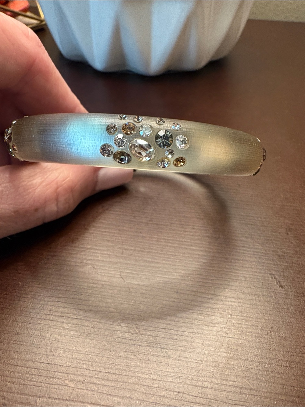 Alexis Bittar Lucite Crystal Bangle